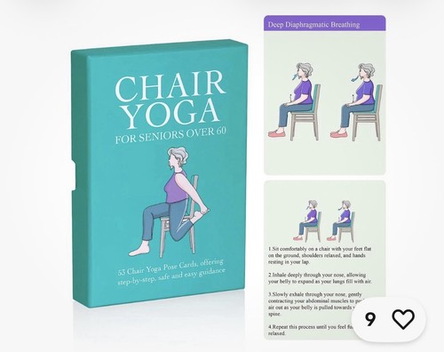 Sedia yoga schede per anziani - yoga,
