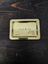 Posacenere In Ottone Alfa Romeo 33 Vintage Auto Moto D'epoca Pubblicitario