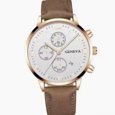 Montre Quartz Sport Marron