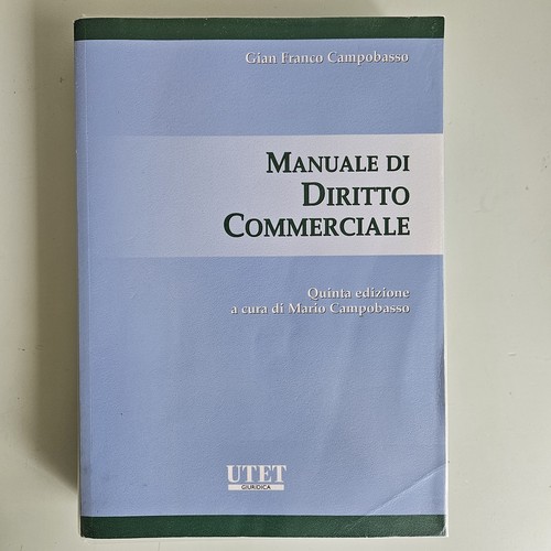 Manuale diritto commerciale - di,