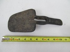 Antique Shop Made Hand Forged Wrought Iron Hoe Head Tool