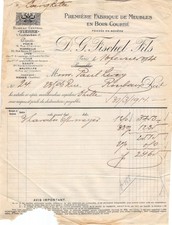 1914 FABRIQUE DE MEUBLES EN