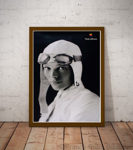 Poster affiche apple - poster-affiche, think