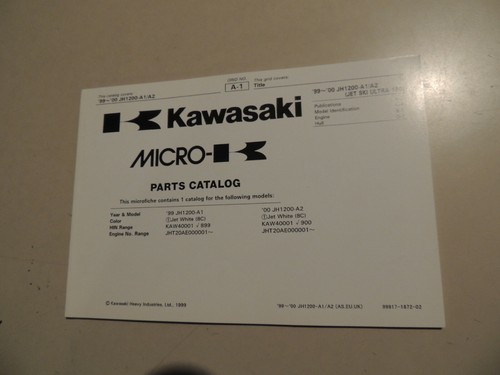 Lista catalogo ricambi 1999/00
