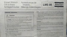 Avvitatore pneumatico atlas - avvitatore,
