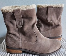 Sole Society Taupe Suede Faux