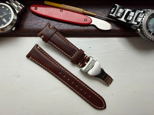 Tudor strap brown leather - tudor,