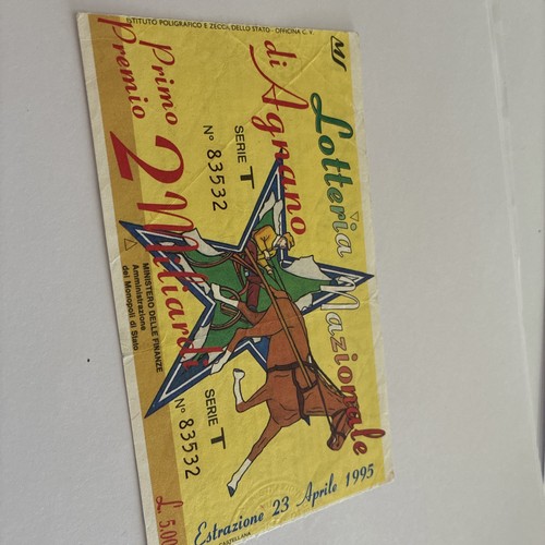 Biglietto lotteria nazionale - biglietto,
