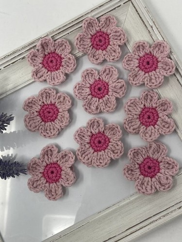 Applique rosa cerise - applique, e