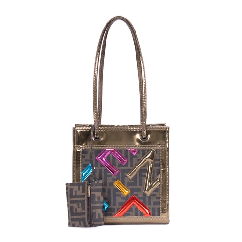 Borsa tracolla fendi zucca - a,