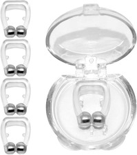 4 Pezzi Dilatatore Nasale Antirussamento, Clip Antirussamento Con Scatola Traspa