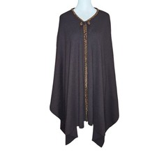 Poncho Marina Rinaldi marrone