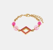 BRACCIALE CATENA CON ROMBO