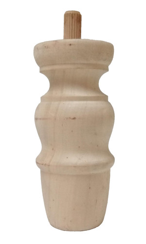 Piede piedino legno grezzo - piede,
