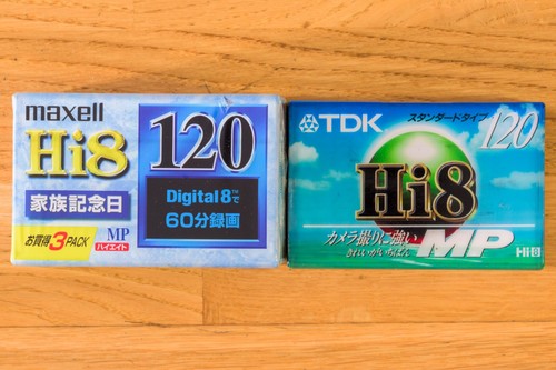 Lotto videocassette hi8 - di,
