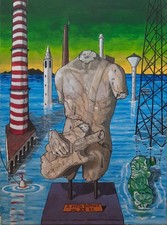 Dipinto A Mano Acrilico 