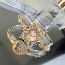 Orologio moda incrostato di