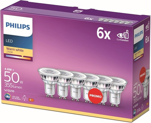 Philips led faretto 6 pz - philips,