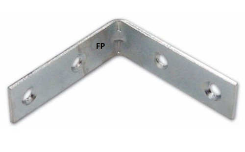Piastrina angolare stretta 6x6 - piastrina,