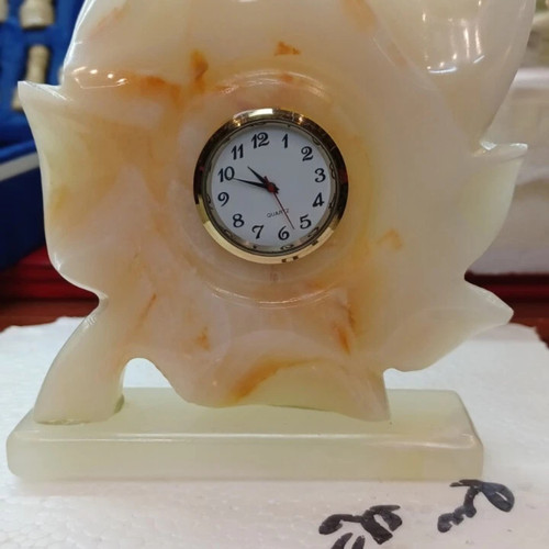 Orologio con foglie onice - foglie,