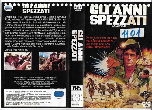 Gli anni spezzati vhs - gli,