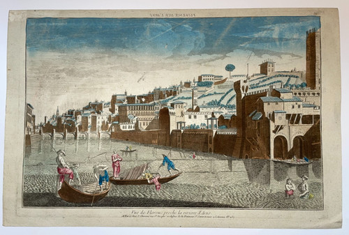 Firenze fiume arno italia 1770 - firenze,
