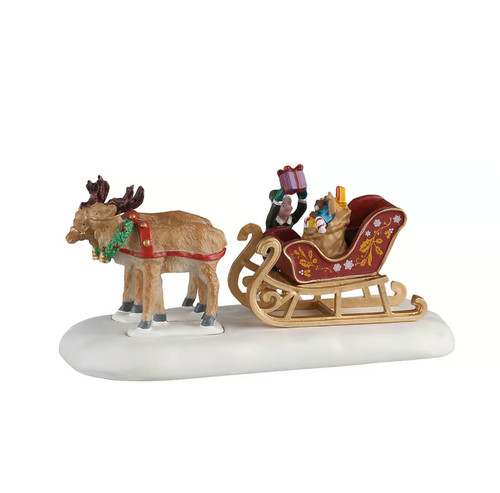 Lemax sled toys - lemax, of