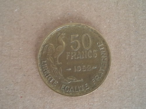 Moneta francia francs - moneta, 50