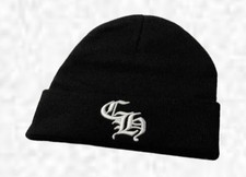 Cromo, cuori, berretto, nero