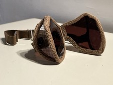 OCCHIALI A Formica Militari SCURI DA TASCHINO Da Neve Vintage