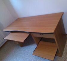 Scrivania grande porta pc con cassetto e ripiani