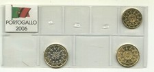 PORTOGALLO 2006 BU 10c, 20c, 1 € 