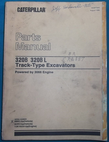 Manuale parti escavatore - manuale,