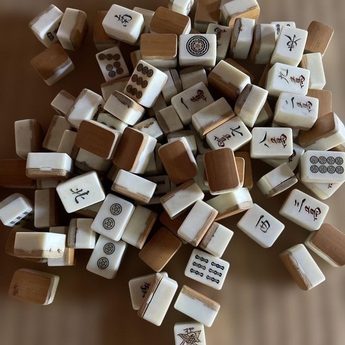 Set piastrelle mahjong - mahjong, antiche