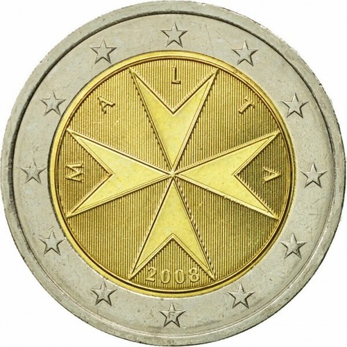 Moneta euro malta 2008 rara - 2008,