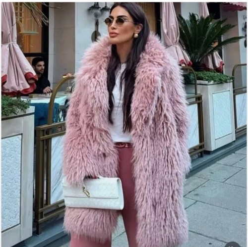 Cappotto pelliccia sintetica - pelliccia,