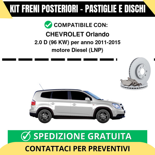 Kit freni posteriori per - freni,
