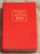 DIZIONARIO DELLE AUTO 1970