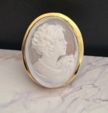 ANELLO CAMMEO PROFILO  INCISO