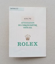 ROLEX Guarantee Warranty