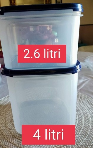 Set quadrotti tupperware 6l - set,