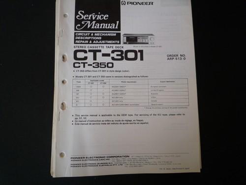 Manuale servizio originale - manuale,