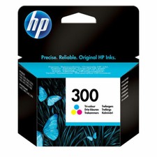 cartuccia ORIGINALE HP 300 a colori scaduta  nel 2021 