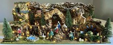 presepe presepio artigianale con lucie personaggi