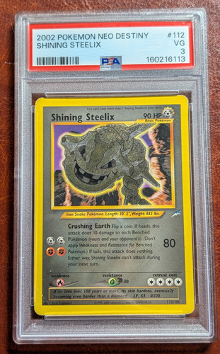 Psa shining steelix 112 - steelix, #112