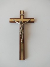 Crocifisso In Metallo E Legno