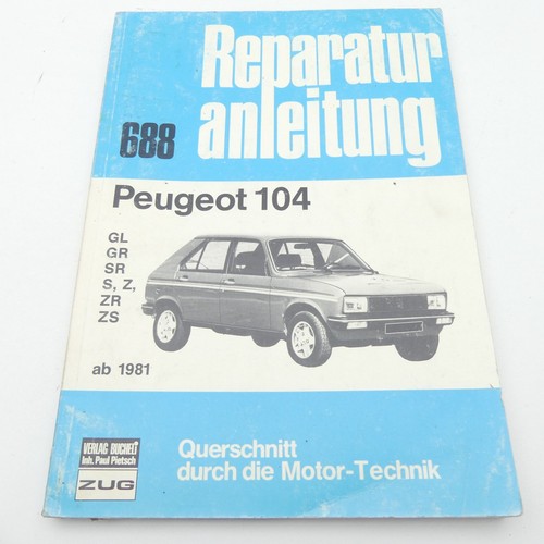 Peugeot 104 manuale - 104, officina