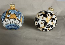 palline di Natale in ceramica di Caltagirone 