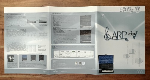 Brochure software arp - arp, 2600
