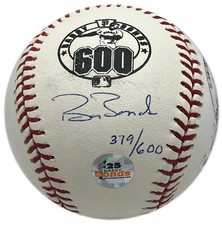 Barry bonds signed 600 - bonds,